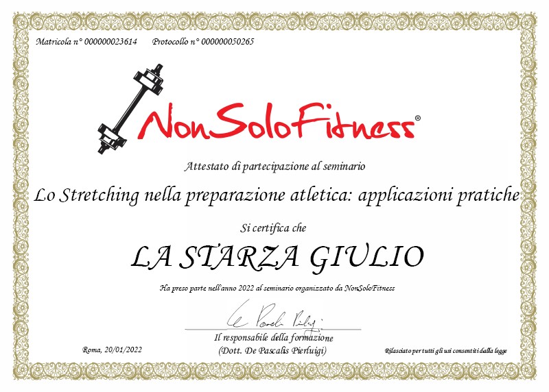Certificazione Stretching - Personal Trainer Roma